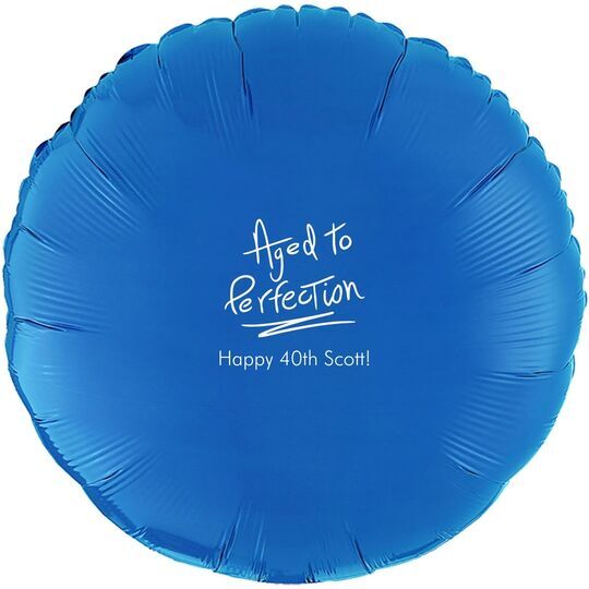 Fun Aged to Perfection Mylar Balloons
